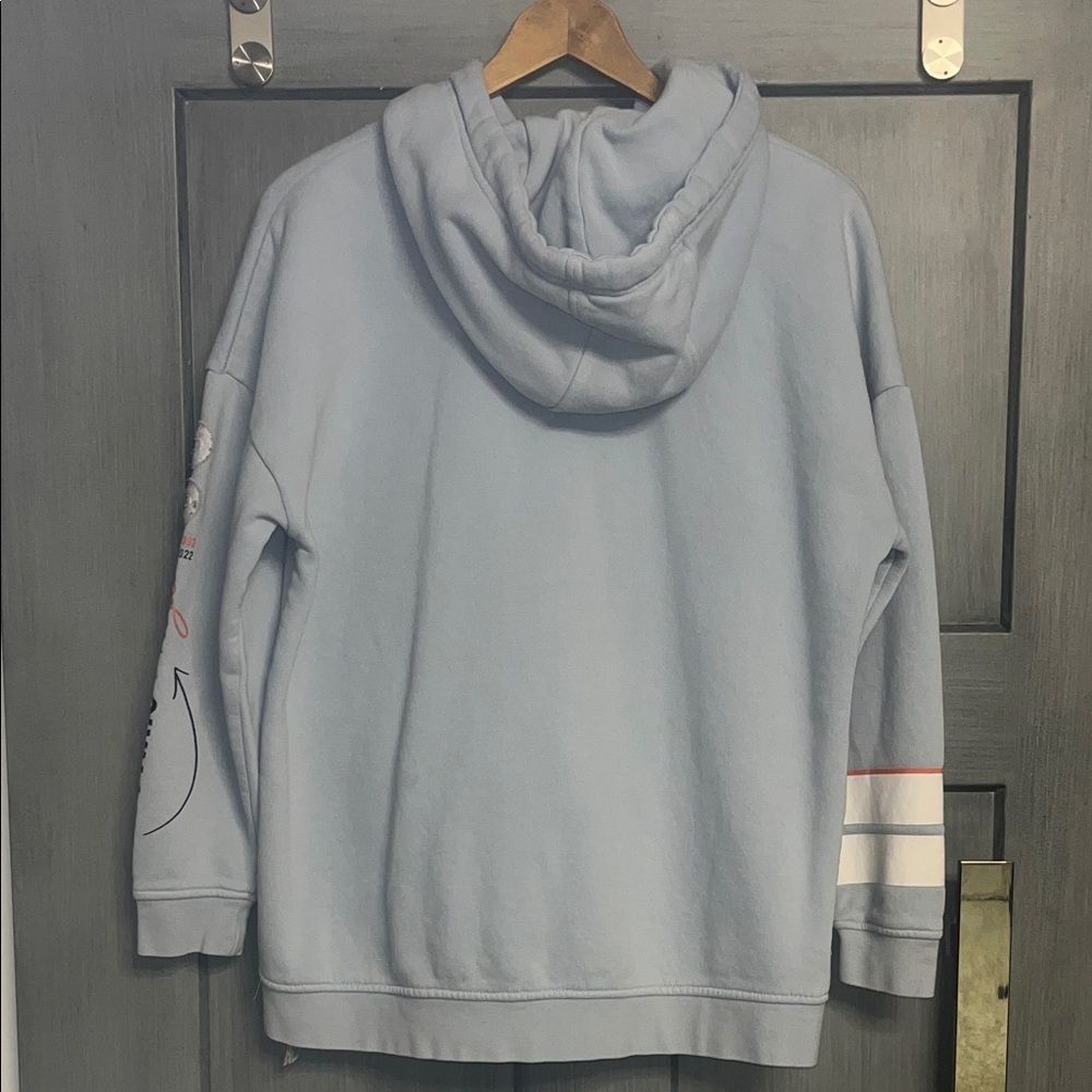 Disneyland Paris Size Small Sky Blue Mickey Mouse Hoodie embroidery #disney 90’s - Picture 7 of 9
